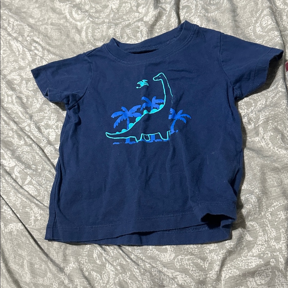 Carter's Navy Blue Dinosaur Tee